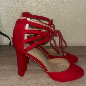 Red high heels